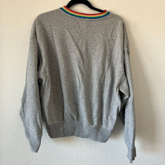 Spiritual Gangster Sweatshirt Gray SM "Sunshine on my Mind" Embroidered Retro - Picture 4 of 6